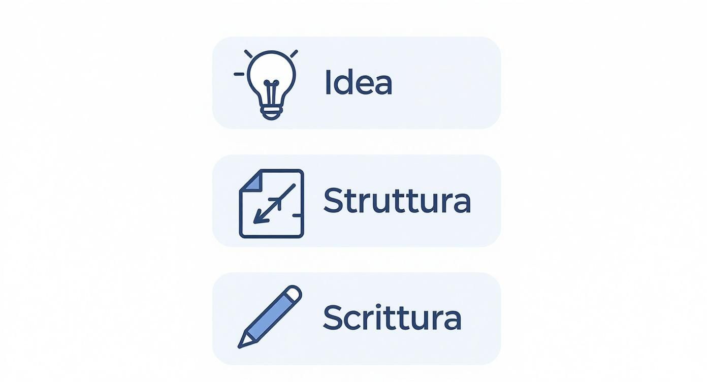 Infographic about struttura della tesi