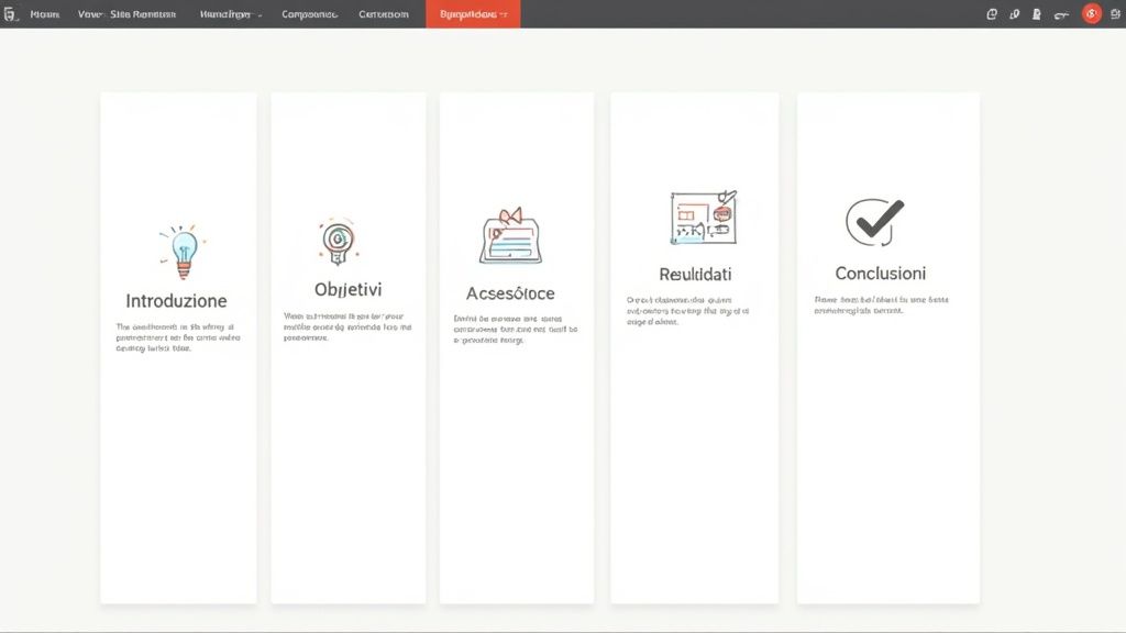 Esempio di layout universitario