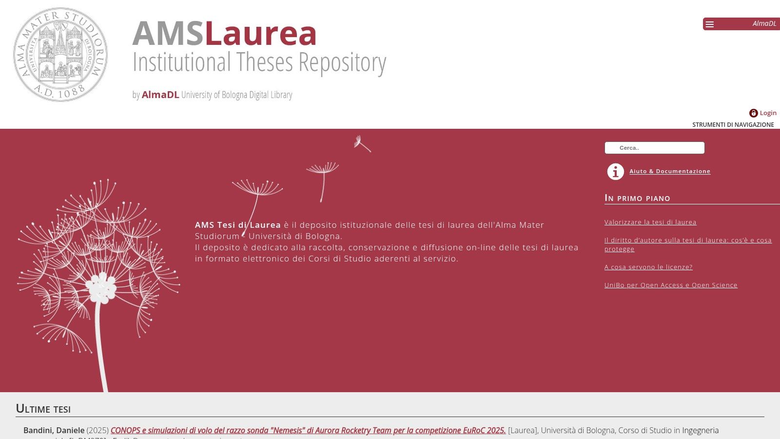 AMS Tesi di Laurea (AlmaDL) - Università di Bologna
