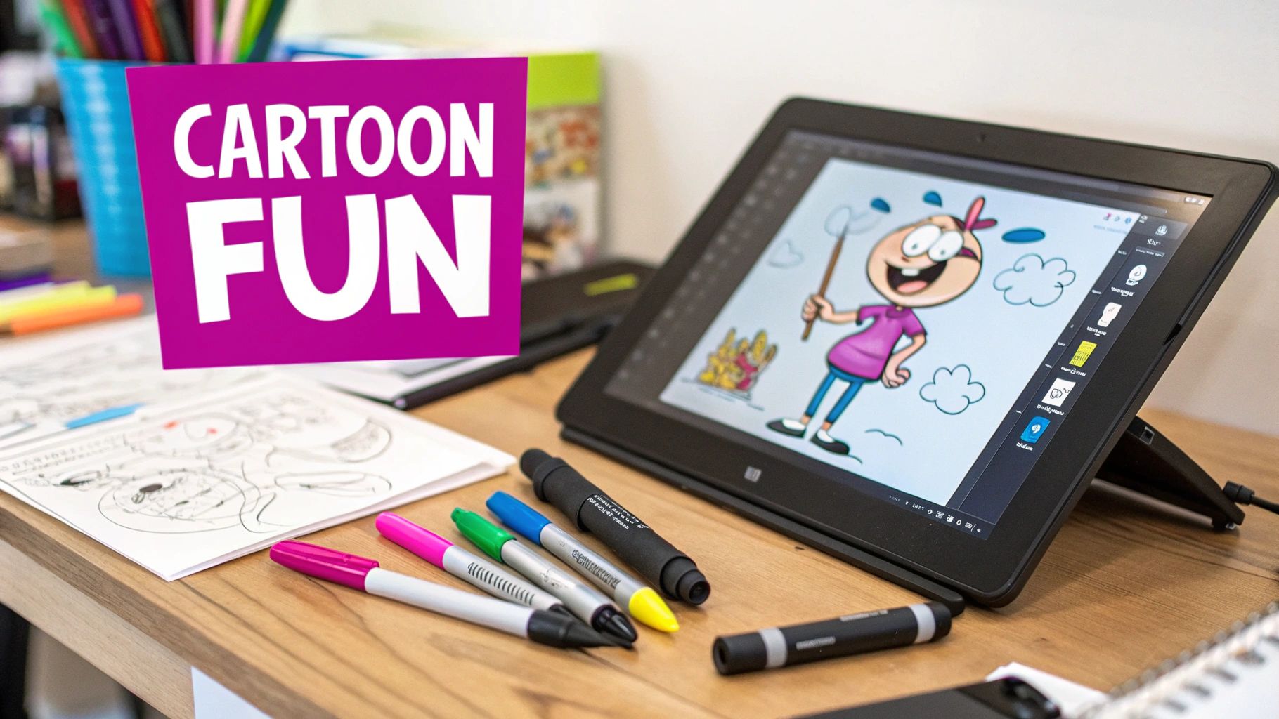 Illustrated Character and Cartoon Posters