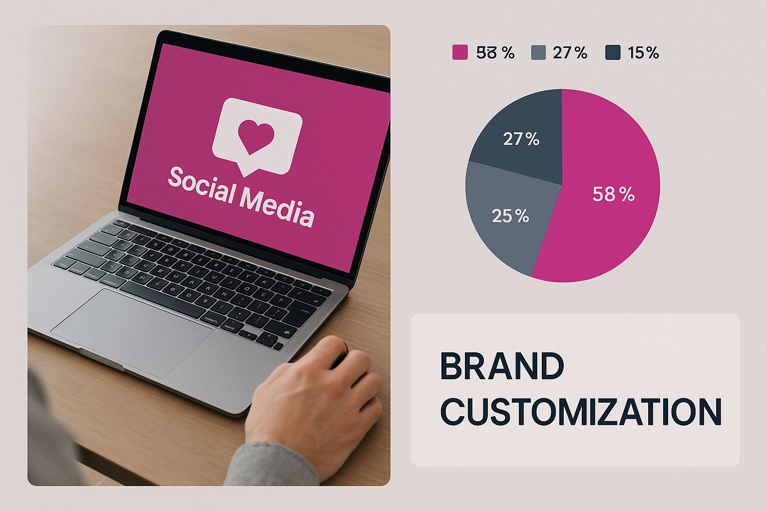 Infographic about social media templates
