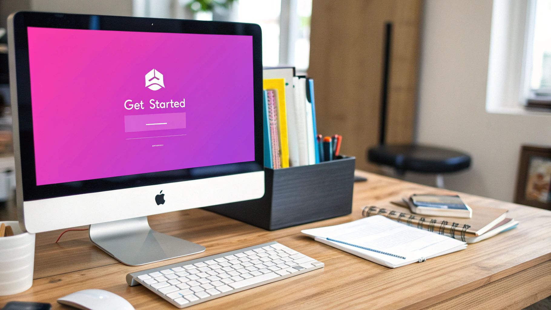 Person using a tablet to create AI-stylized images