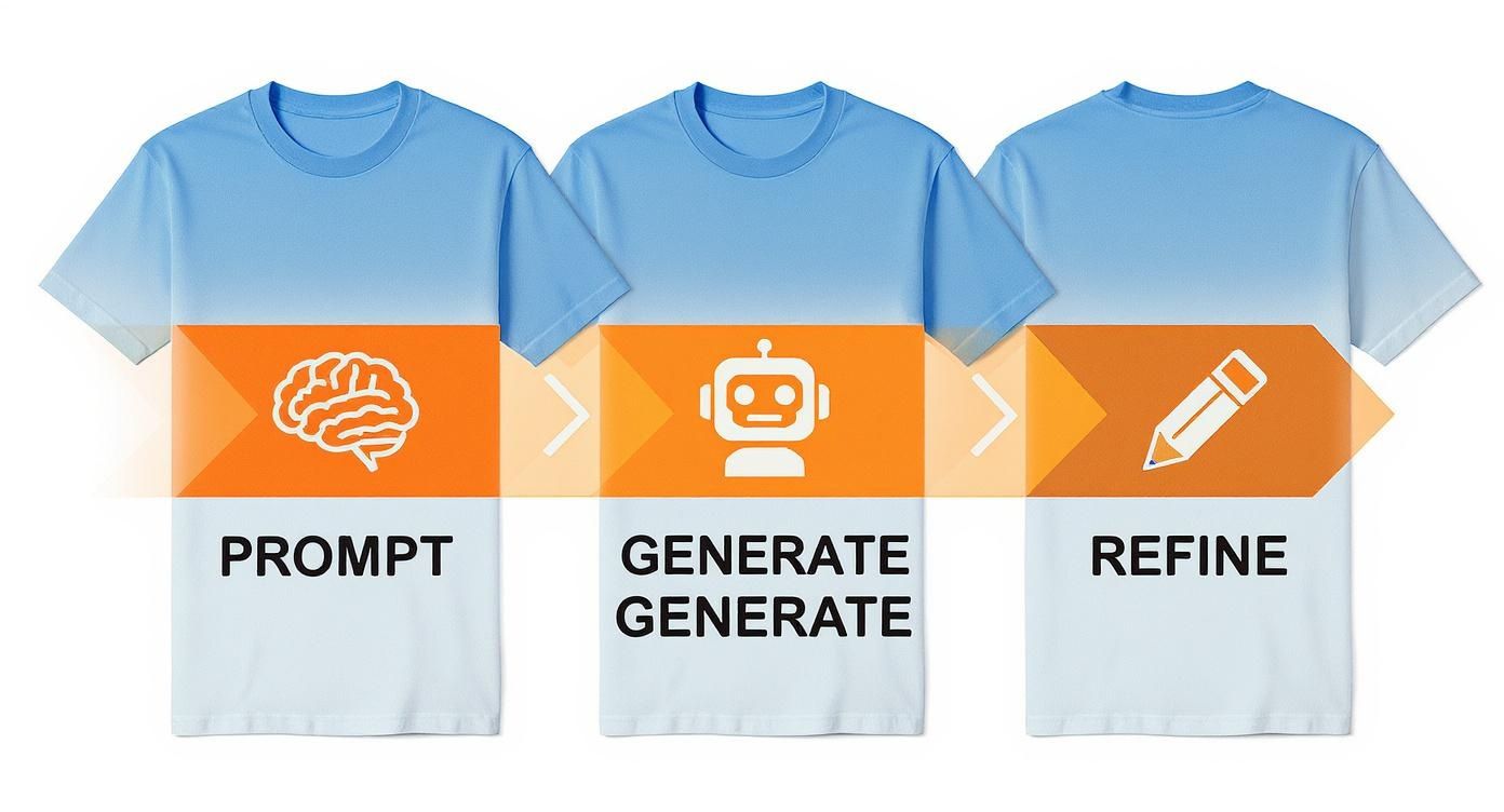 Infographic about t shirt design