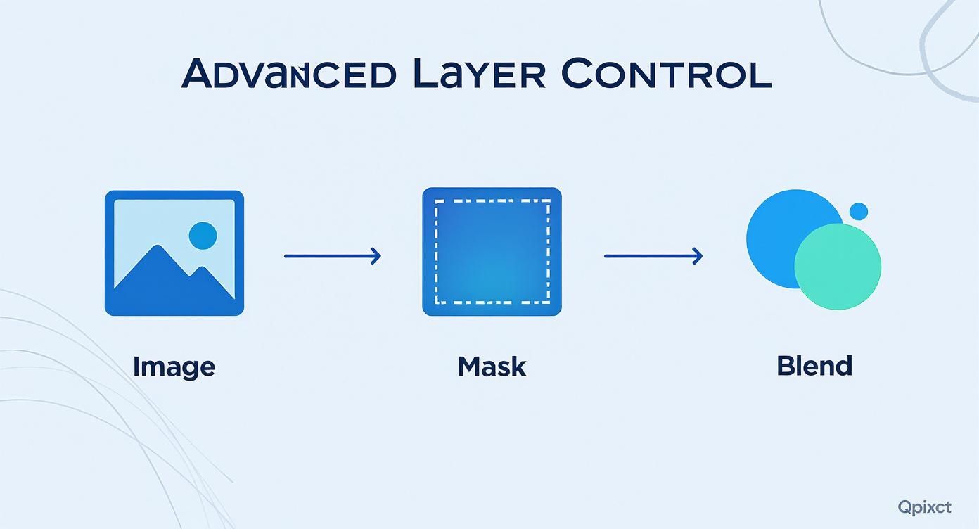 Infographic about photo editor layers