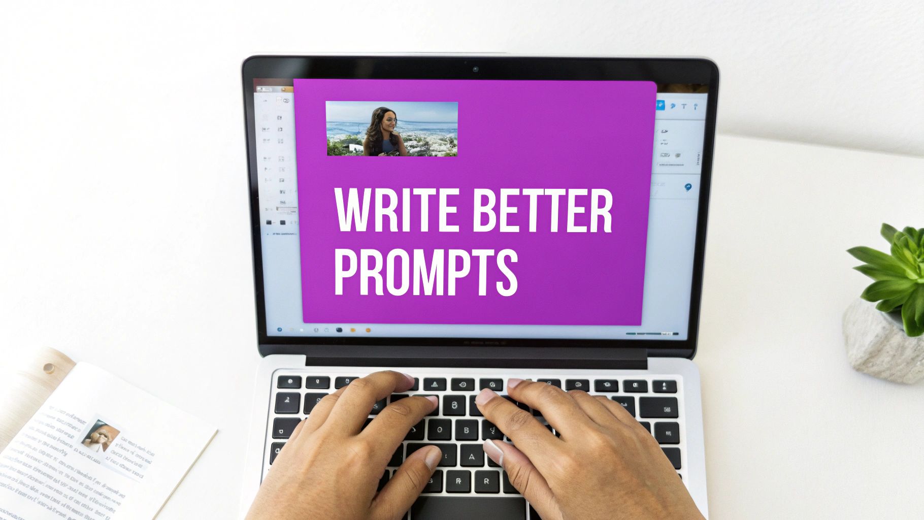 A detailed and artistic AI-generated thumbnail of a person