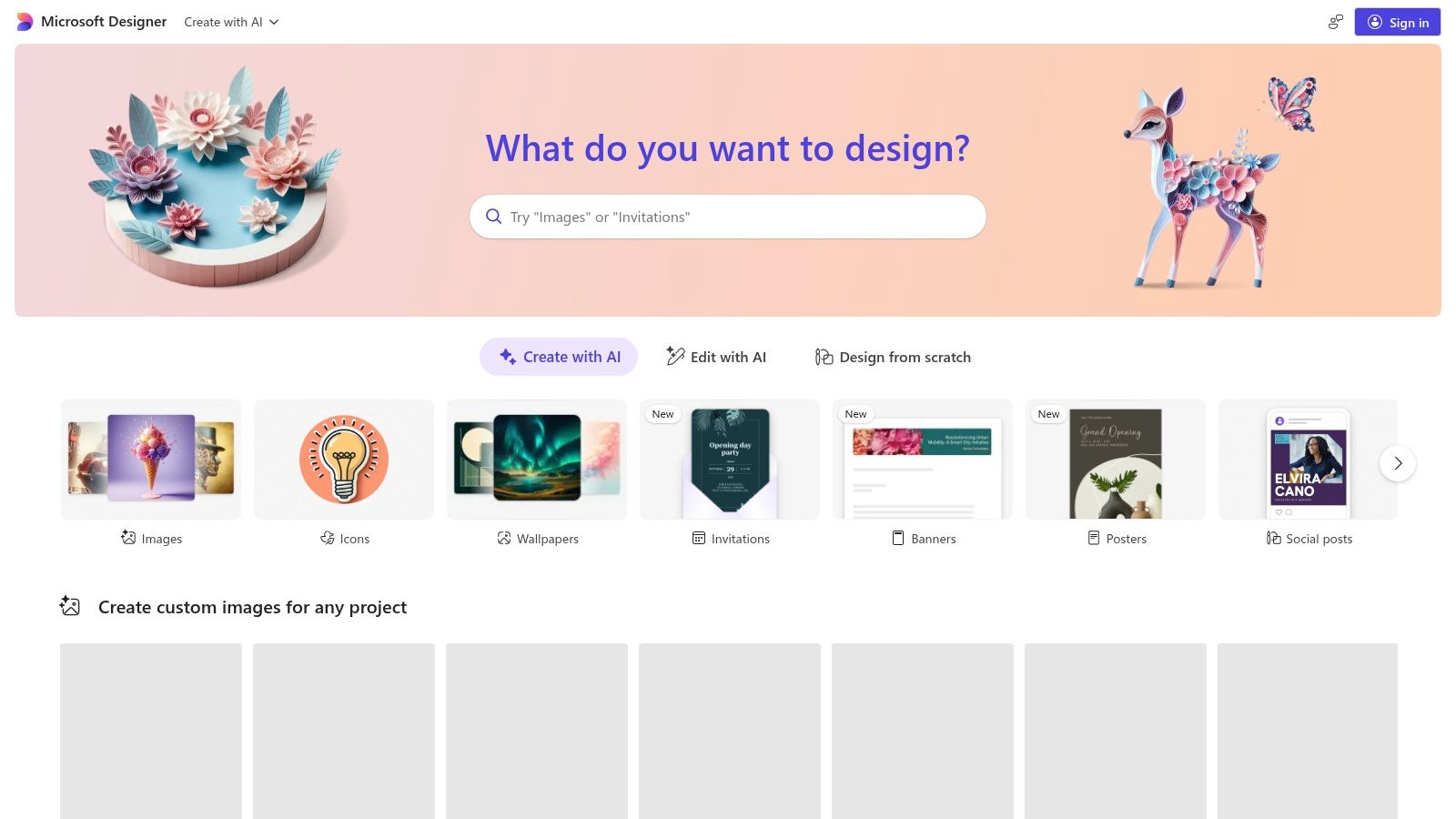 Microsoft Image Creator from Designer