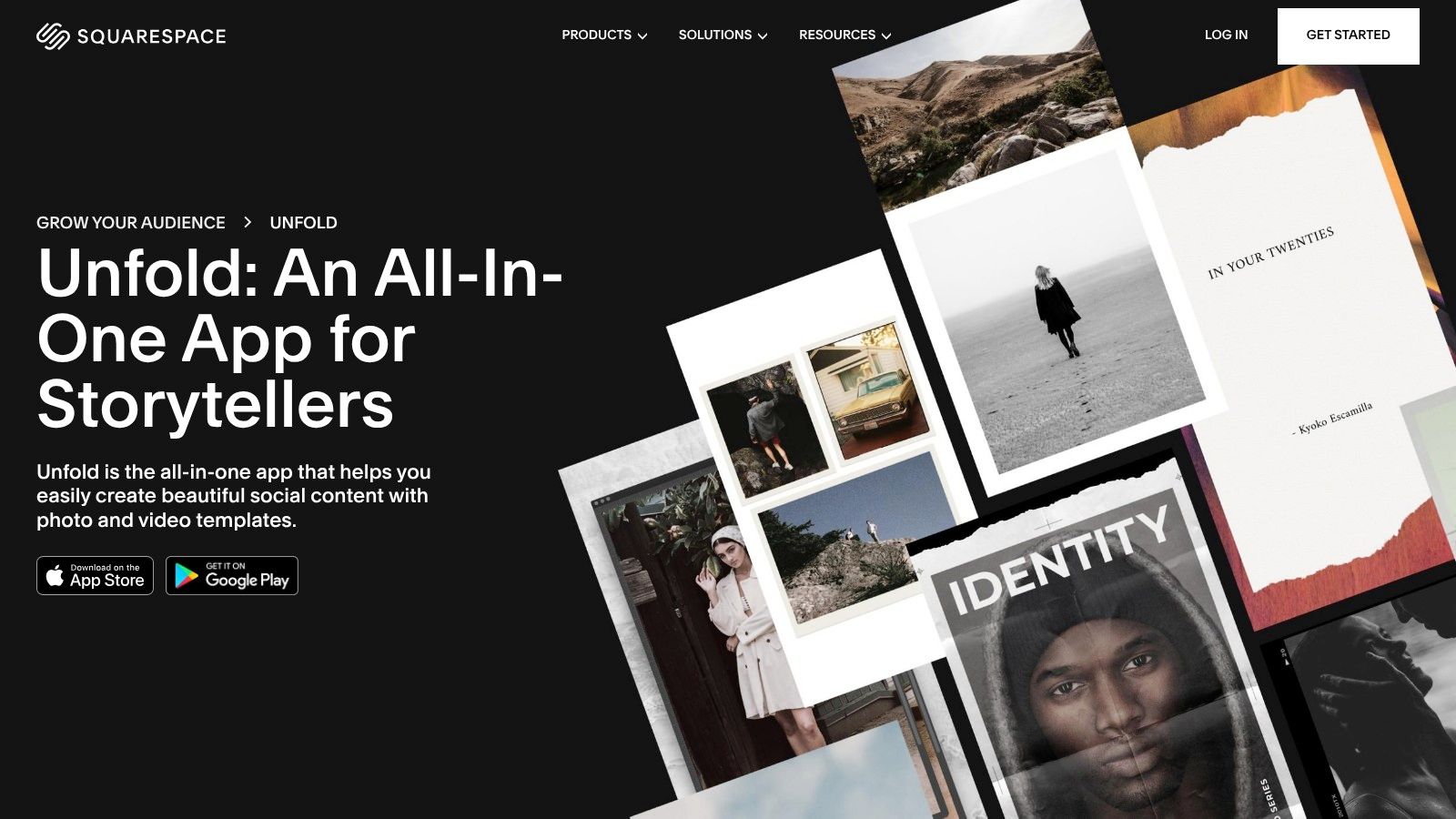 Unfold (by Squarespace)