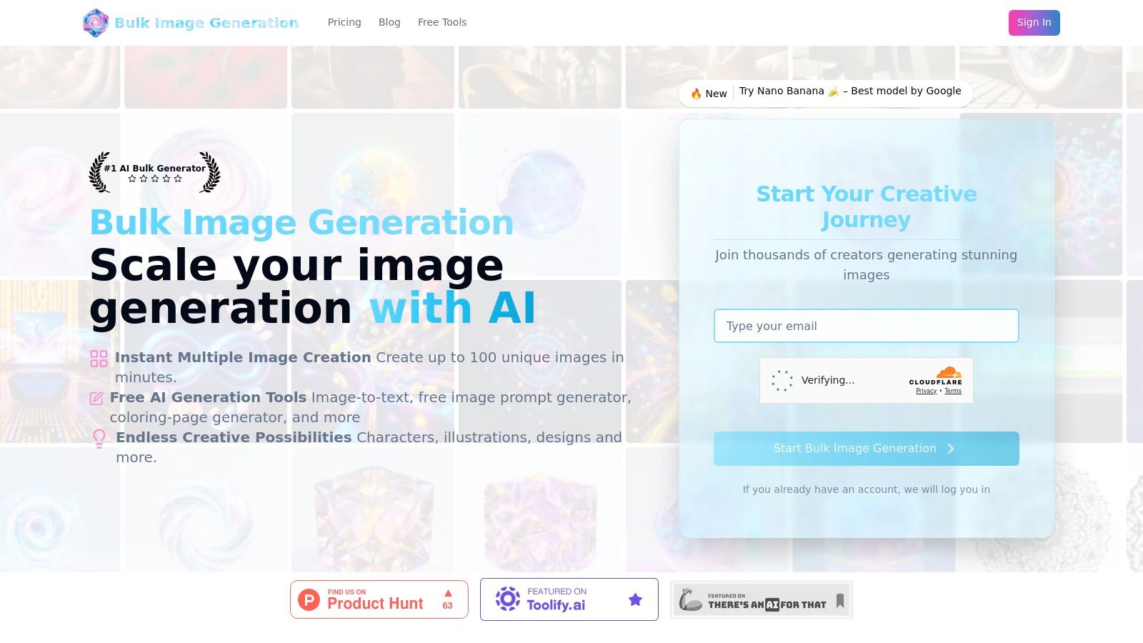Bulk Image Generation