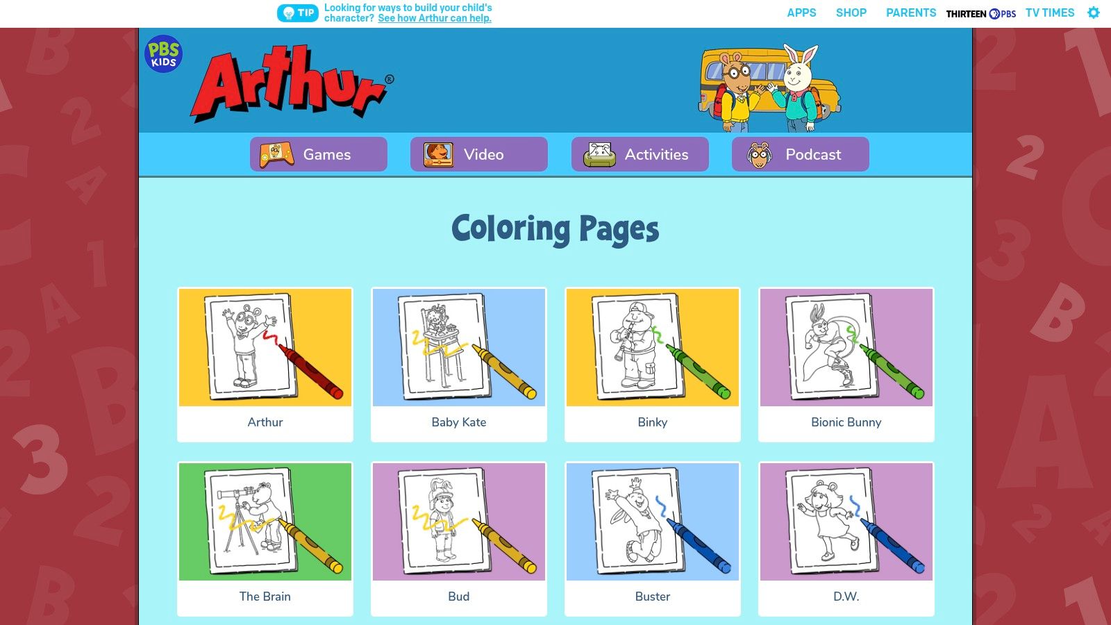 PBS KIDS Printables