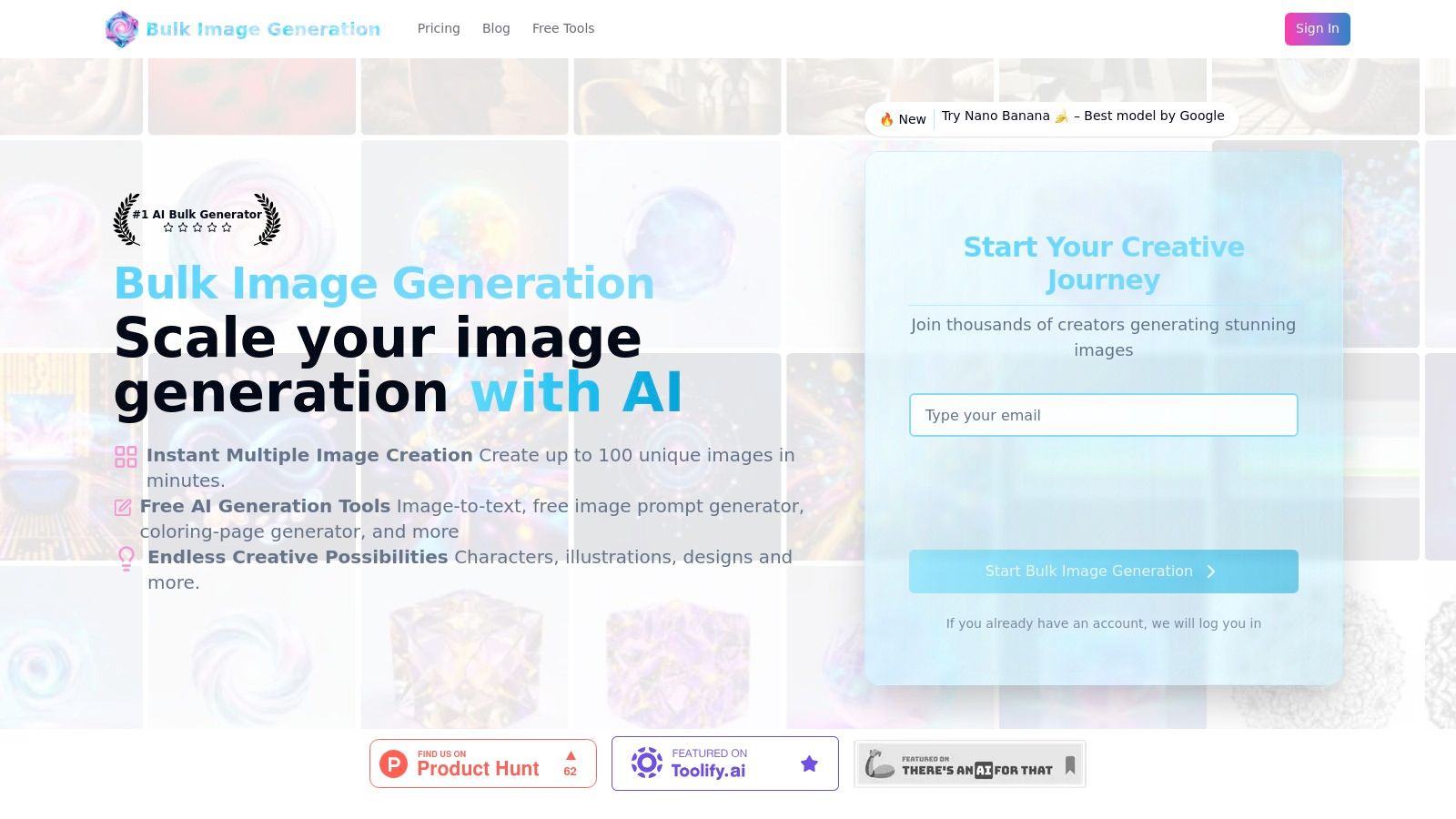 Bulk Image Generation