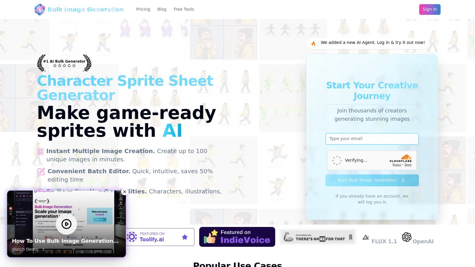 Character Sprite Sheet Generator