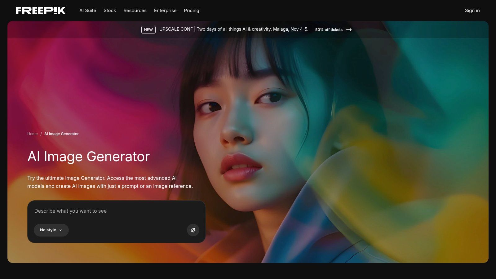 Freepik AI Image Generator