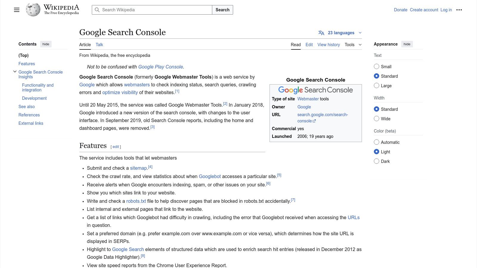 Google Search Console