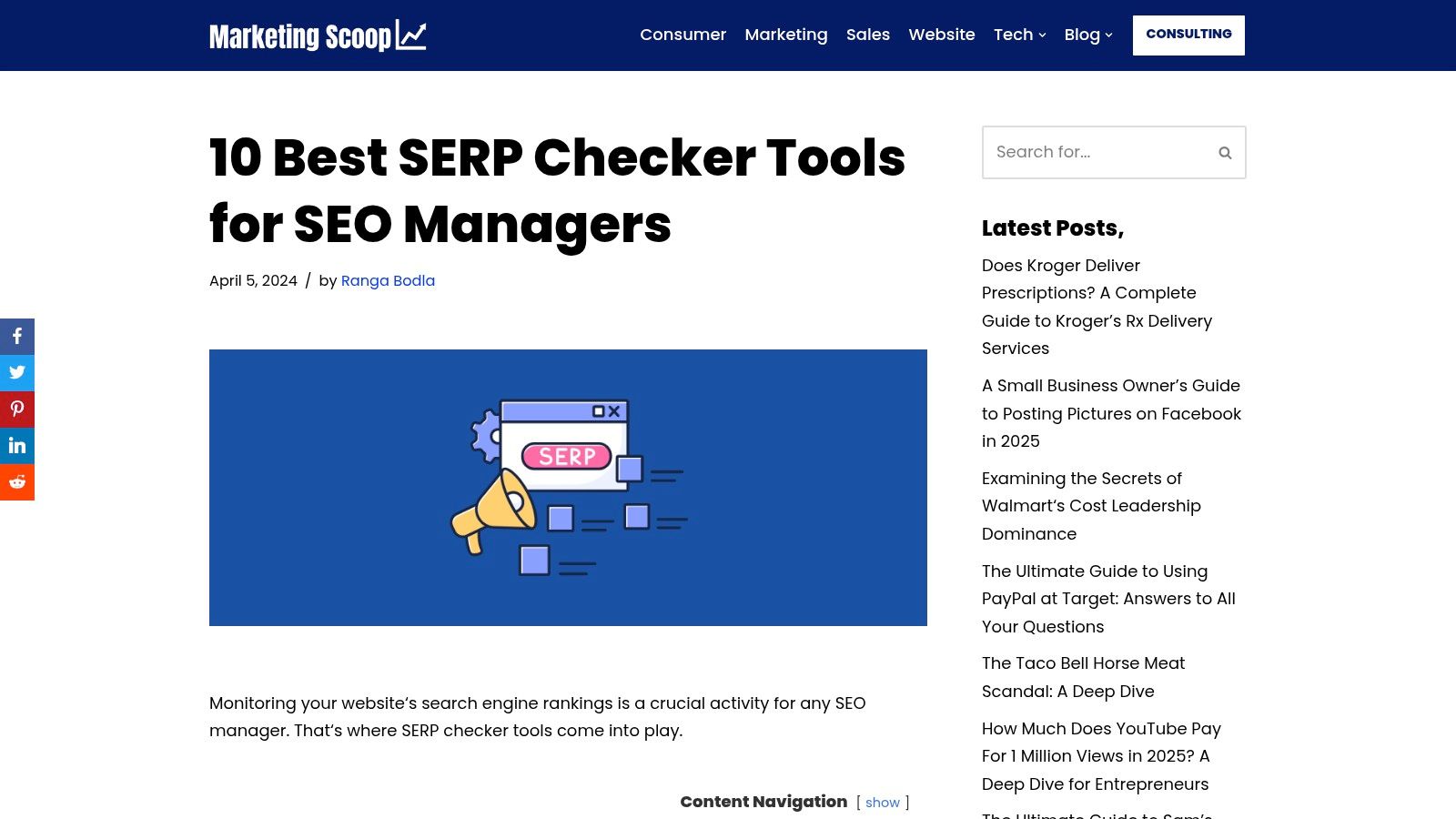Mangools SERPChecker