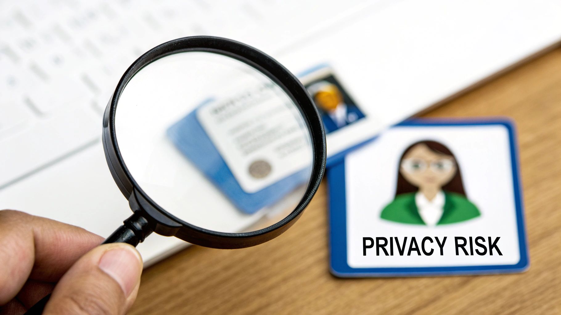A lock icon over a network diagram, symbolizing the security and privacy aspects of reverse DNS.
