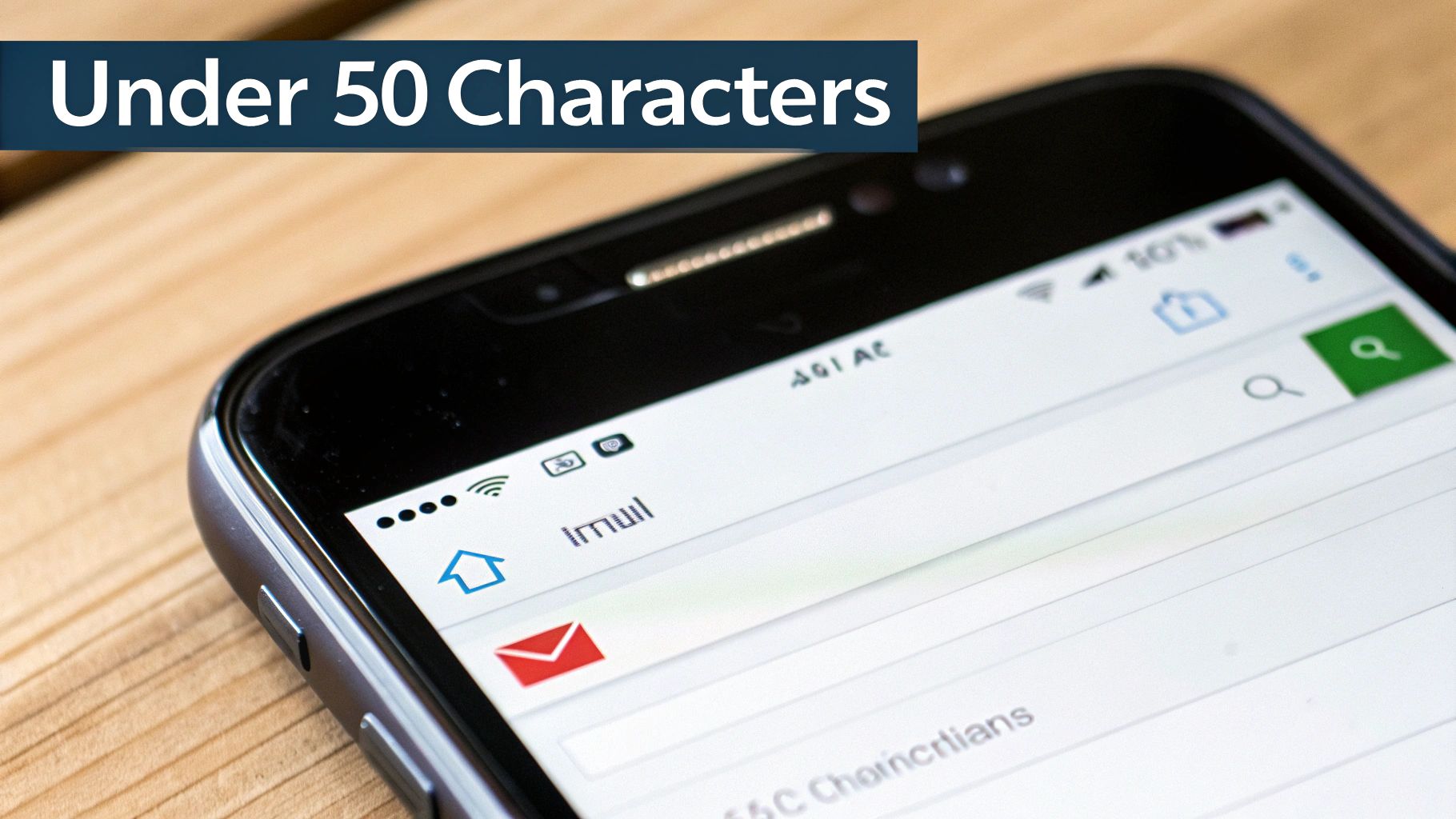 Keep Subject Lines Under 50 Characters