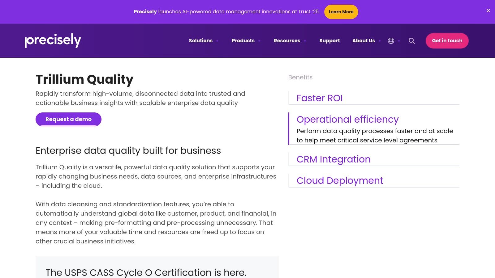 Precisely – Trillium Quality