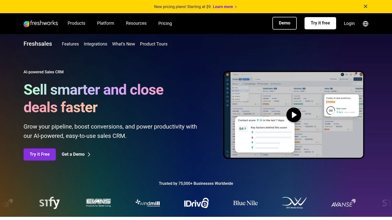 Freshsales Suite (Freshworks)