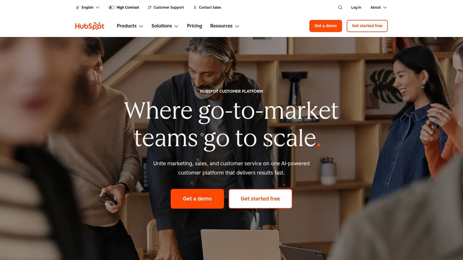 HubSpot's integrated CRM and marketing tools