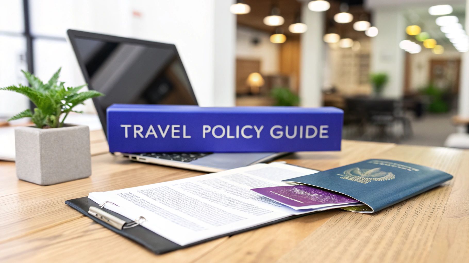 A Modern Corporate Travel Policy Template Guide