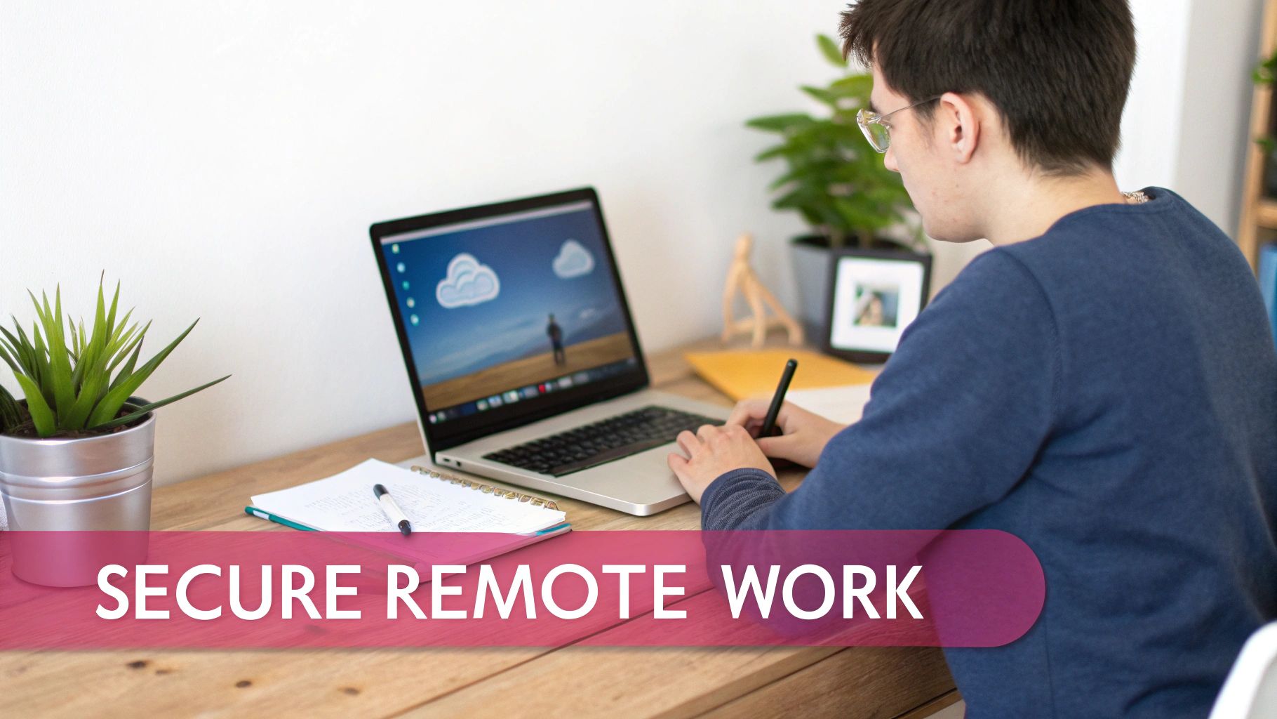 What Is Managed It Services? A Uk Business Guide Team Members Collaborating In A Hybrid Work Environment