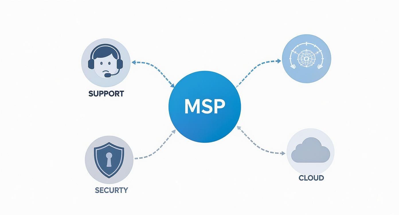 Infographic About Managed It Service Provider Uk