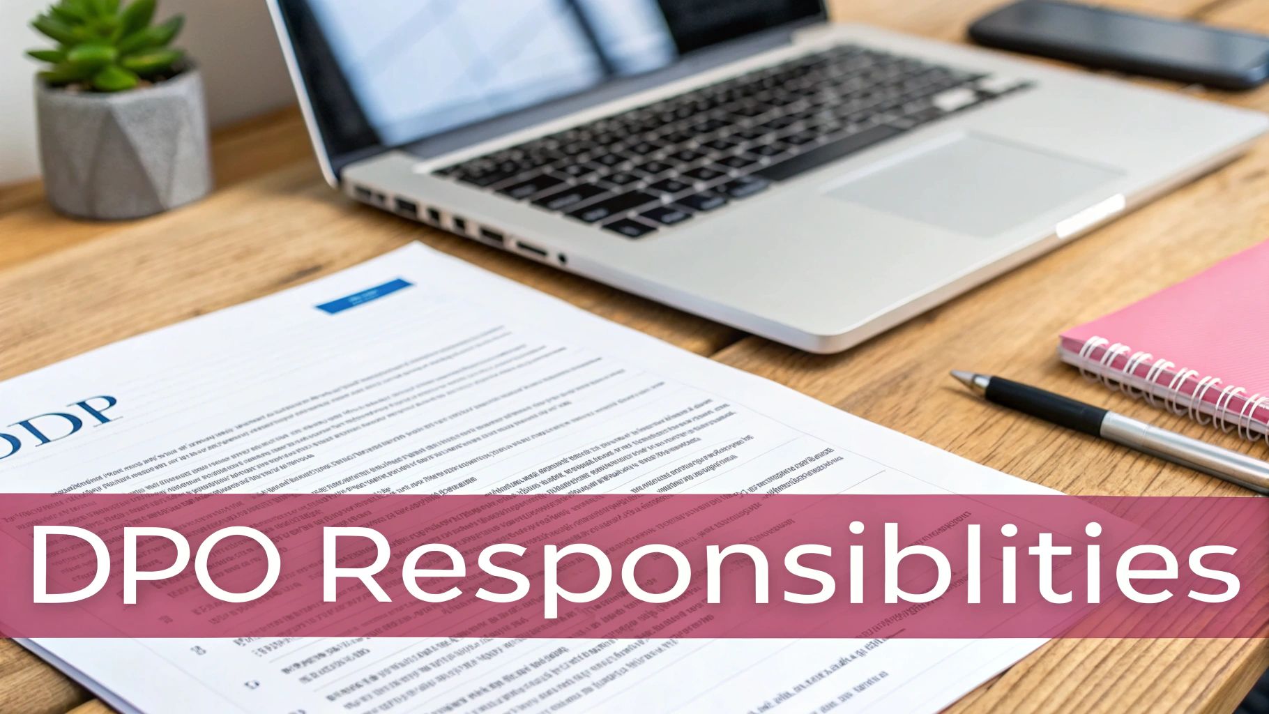 Data Protection Officer Responsibilities: A Practical Guide A Professional Reviewing A Document At A Desk, Symbolising The Core Data Protection Officer Responsibilities Under Uk Gdpr.