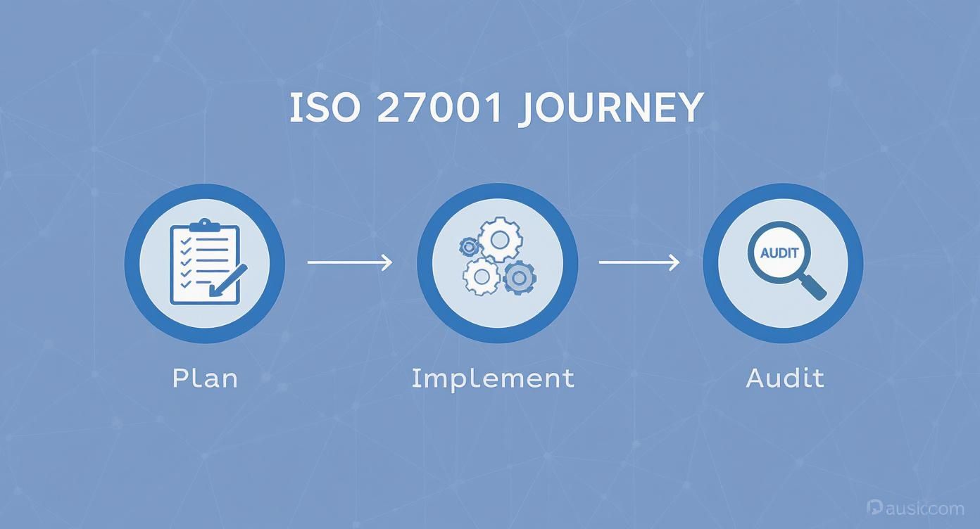 Infographic About Iso 27001 Certification Process