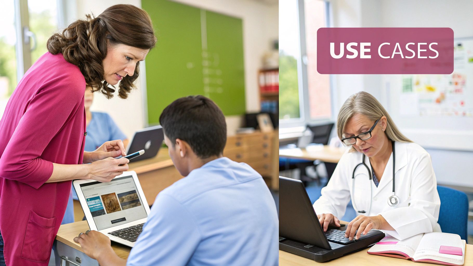 A Diverse Team Of Professionals Collaborating In A Modern Office, Showcasing The Agility And Efficiency Of Vdi.