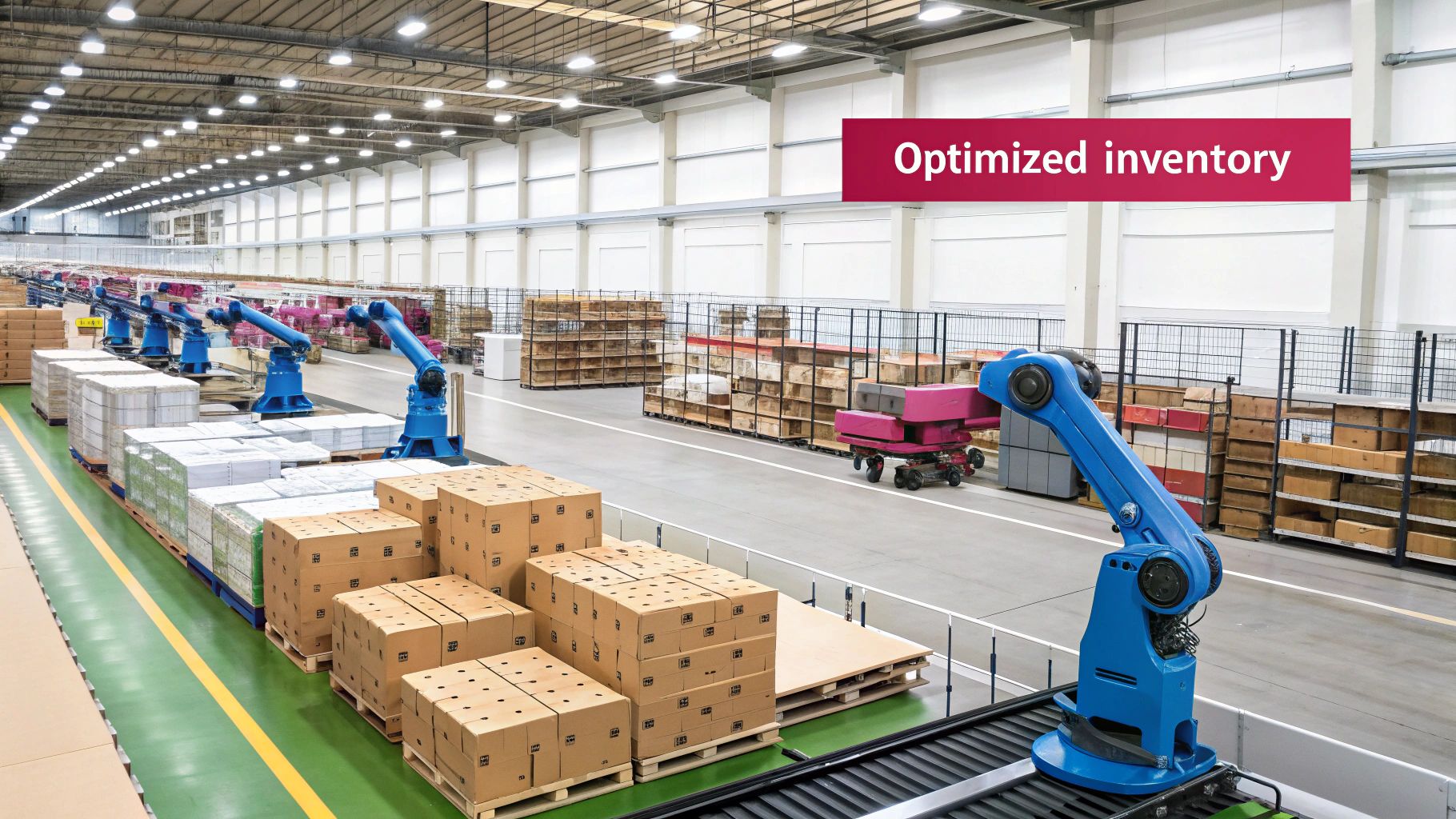 Infographic Showing Key Data About Inventory Management Automation