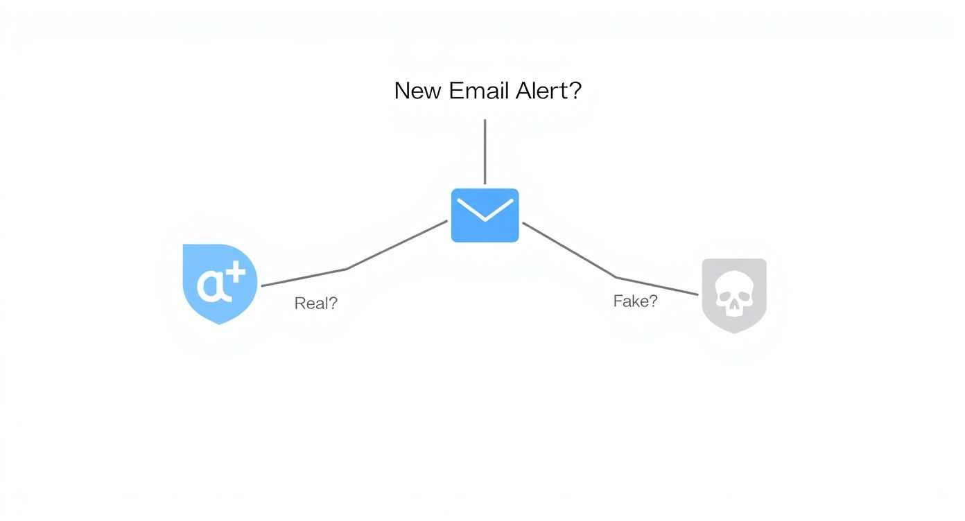 Infographic about microsoft account security alert email