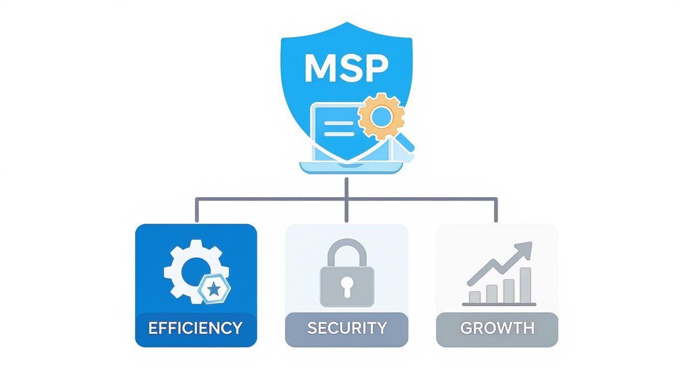 Boost Efficiency With Managed It Services Support Infographic About Managed It Services Support