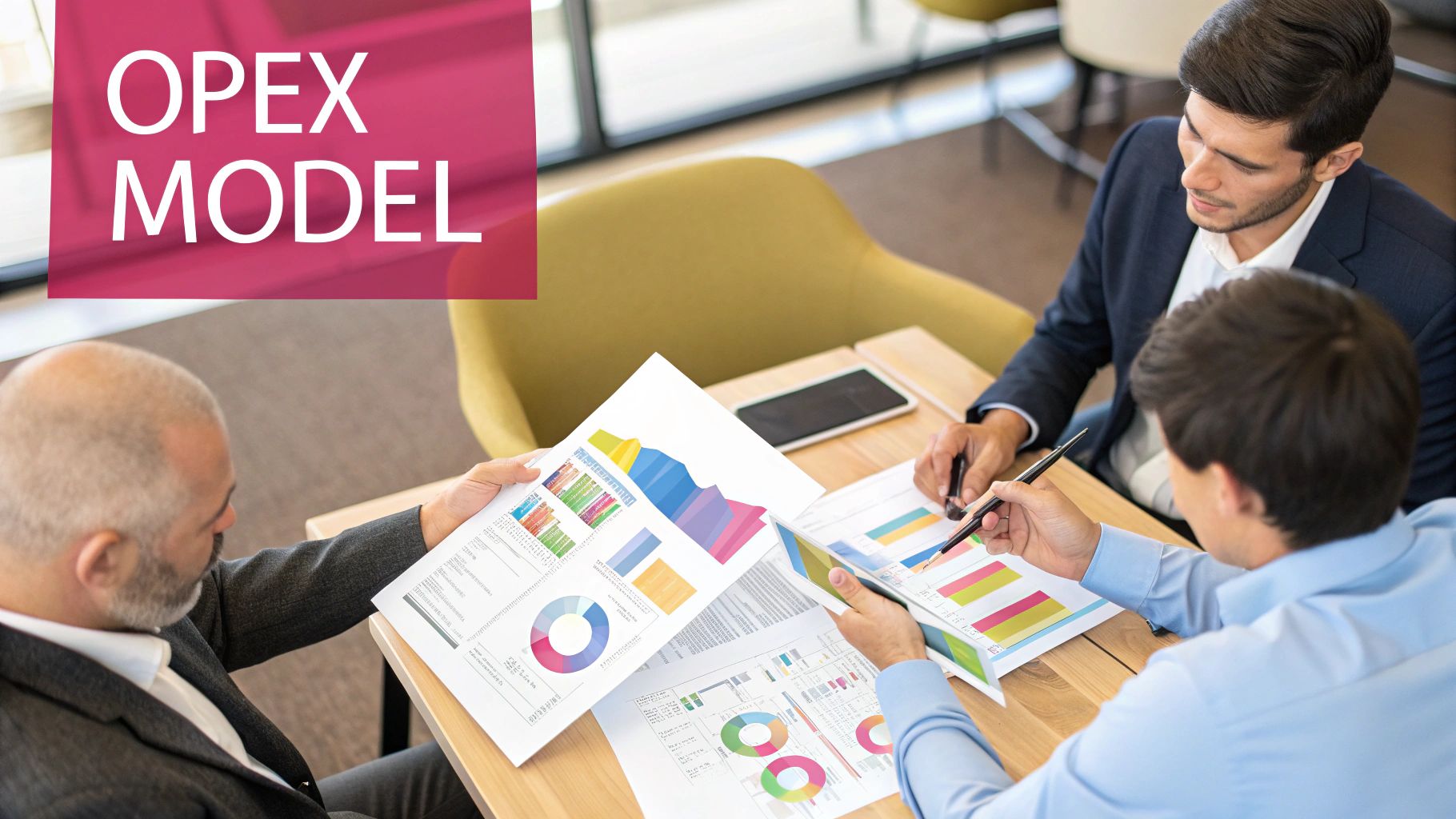 A Group Of Professionals Collaborating In A Modern Office, Representing Business Growth.