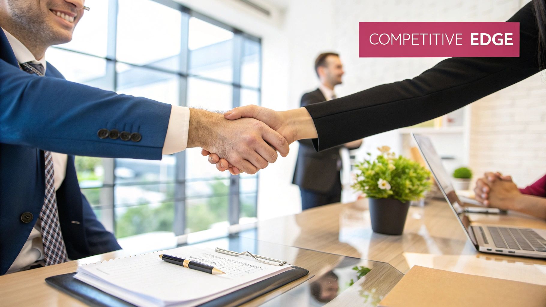 A Professional Team Collaborating, Representing The Trust And Asset Value Of Strong Compliance.