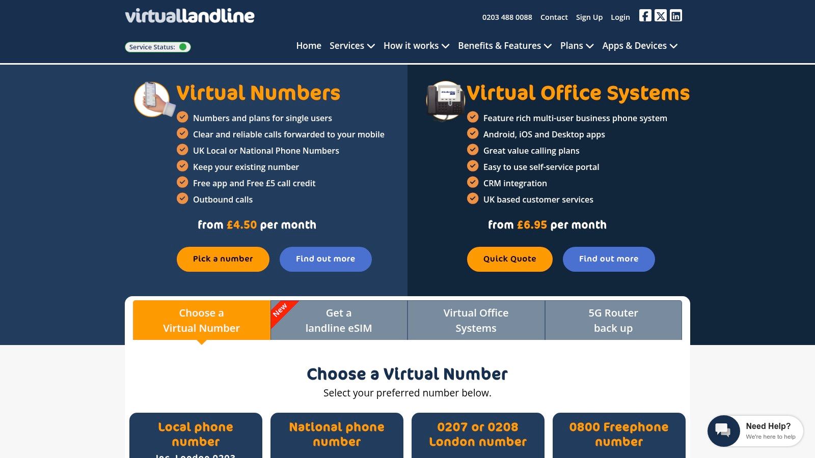 Virtual Landline