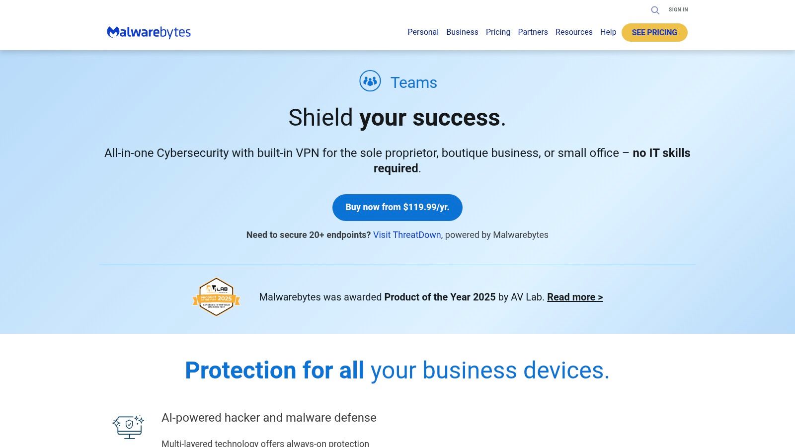 Malwarebytes For Teams