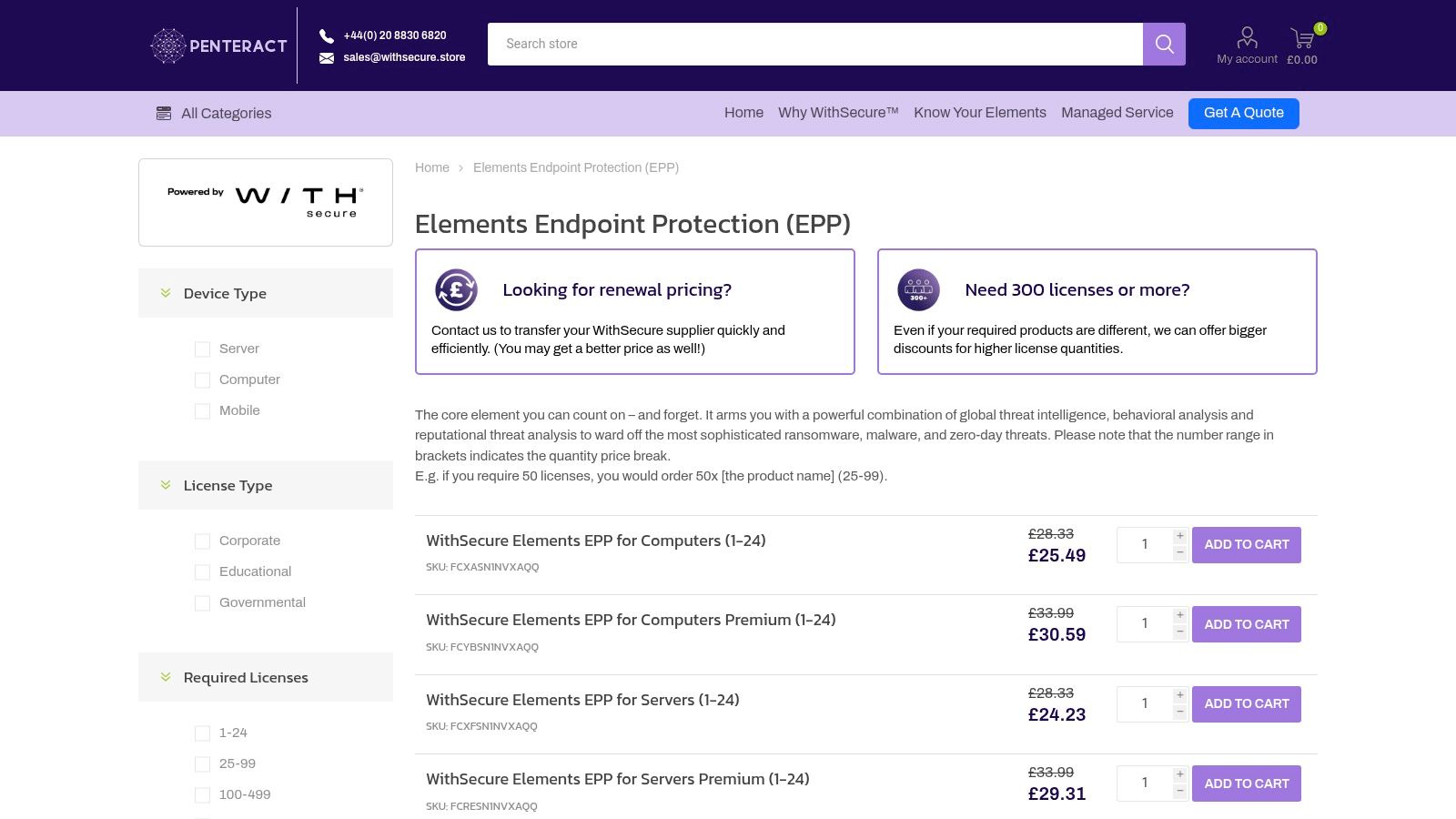 Withsecure Elements Endpoint Protection