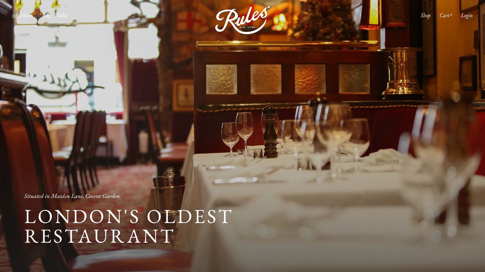 Rules Restaurant
