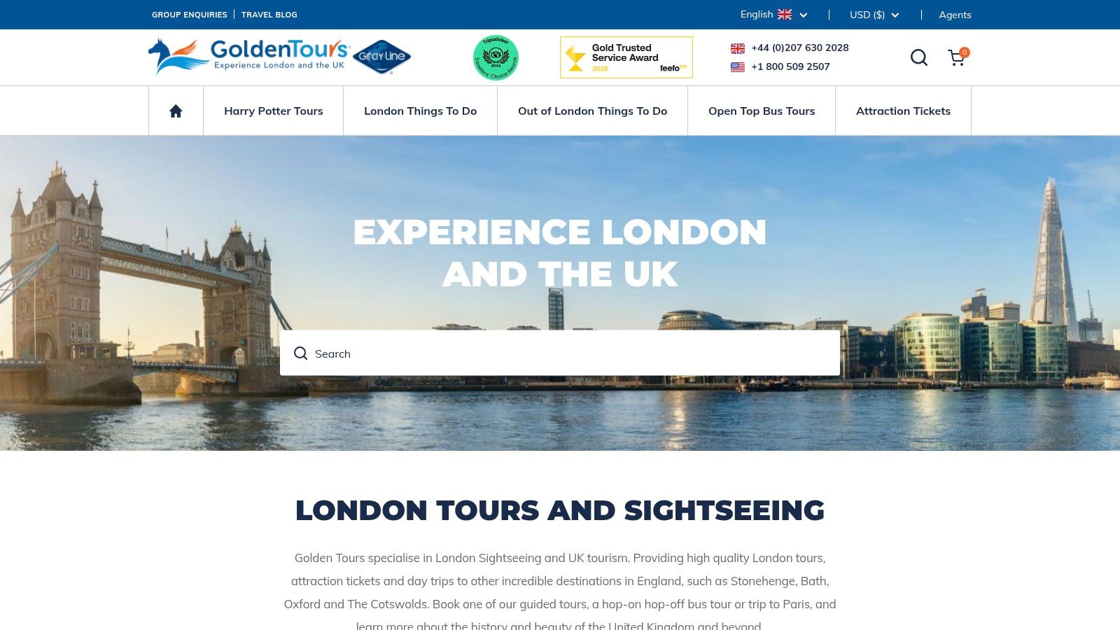 Golden Tours Thames Cruises