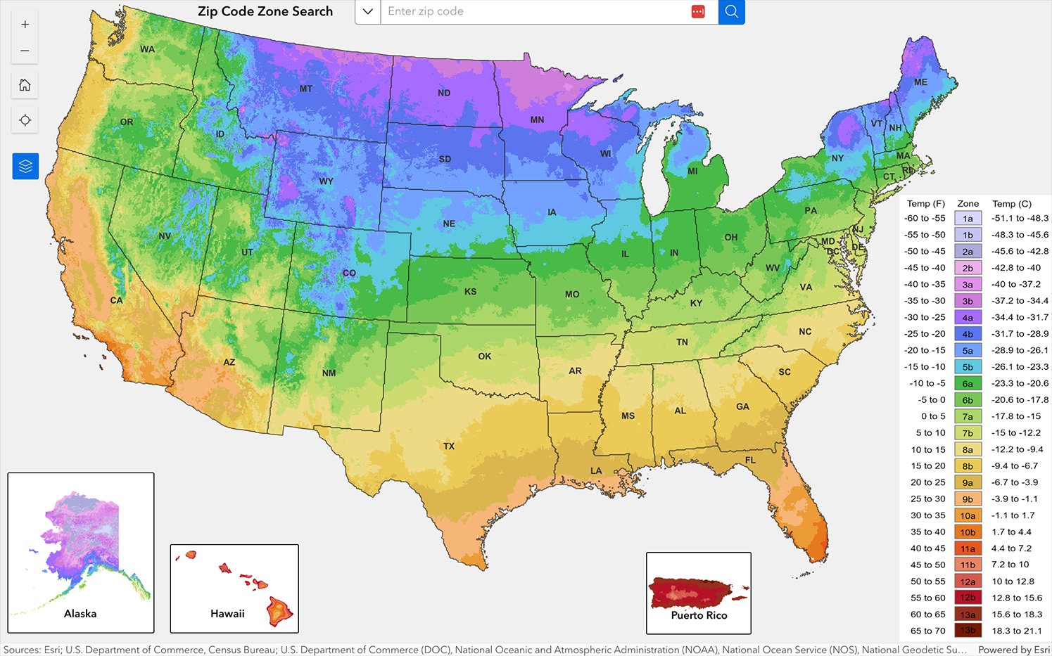 A Gardener's Guide to the USDA Planting Zone Chart