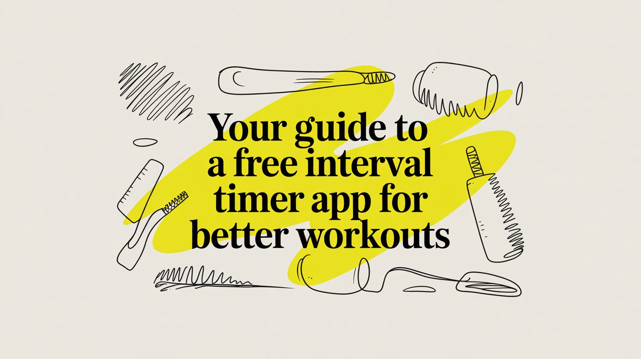 Your Guide to a Free Interval Timer App for Better Workouts