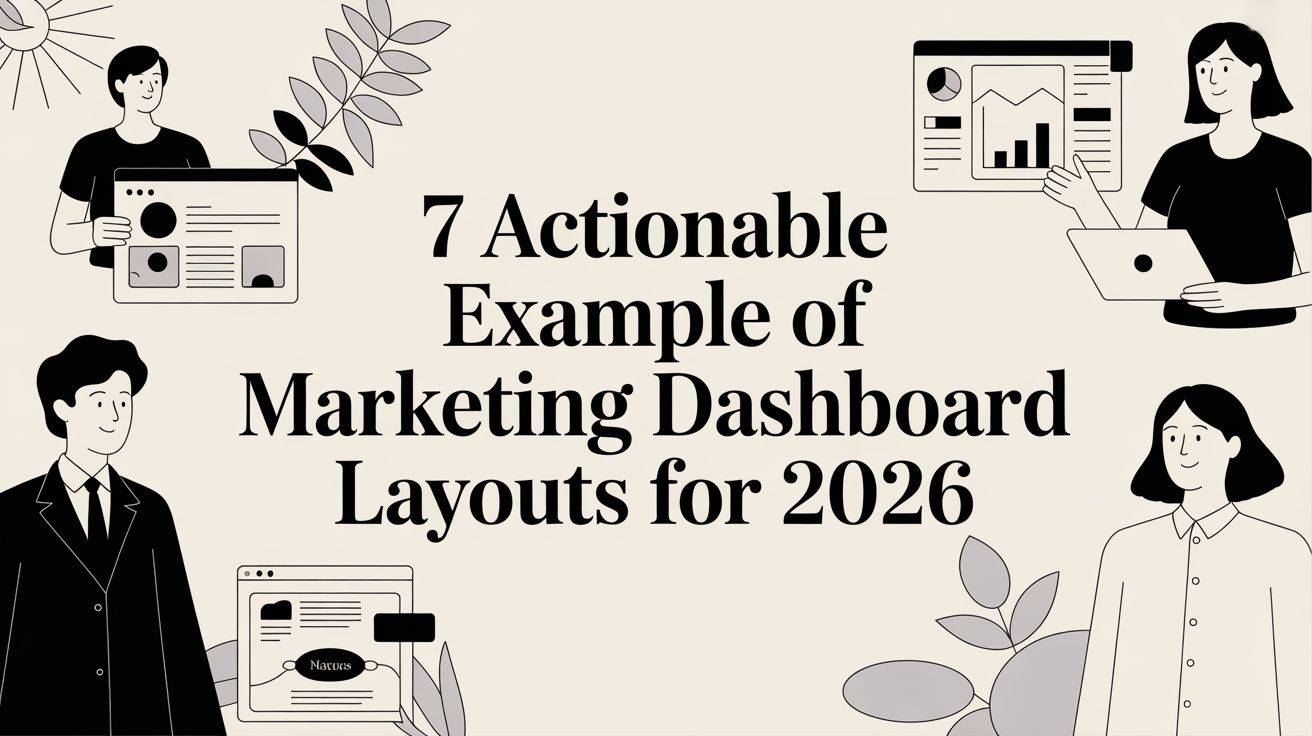7 Actionable Example of Marketing Dashboard Layouts for 2026