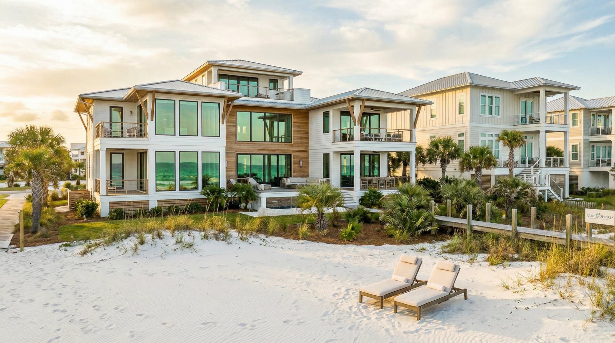 Gulf Shores Alabama beachfront rental property showing premium coastal real estate with high revenue potential