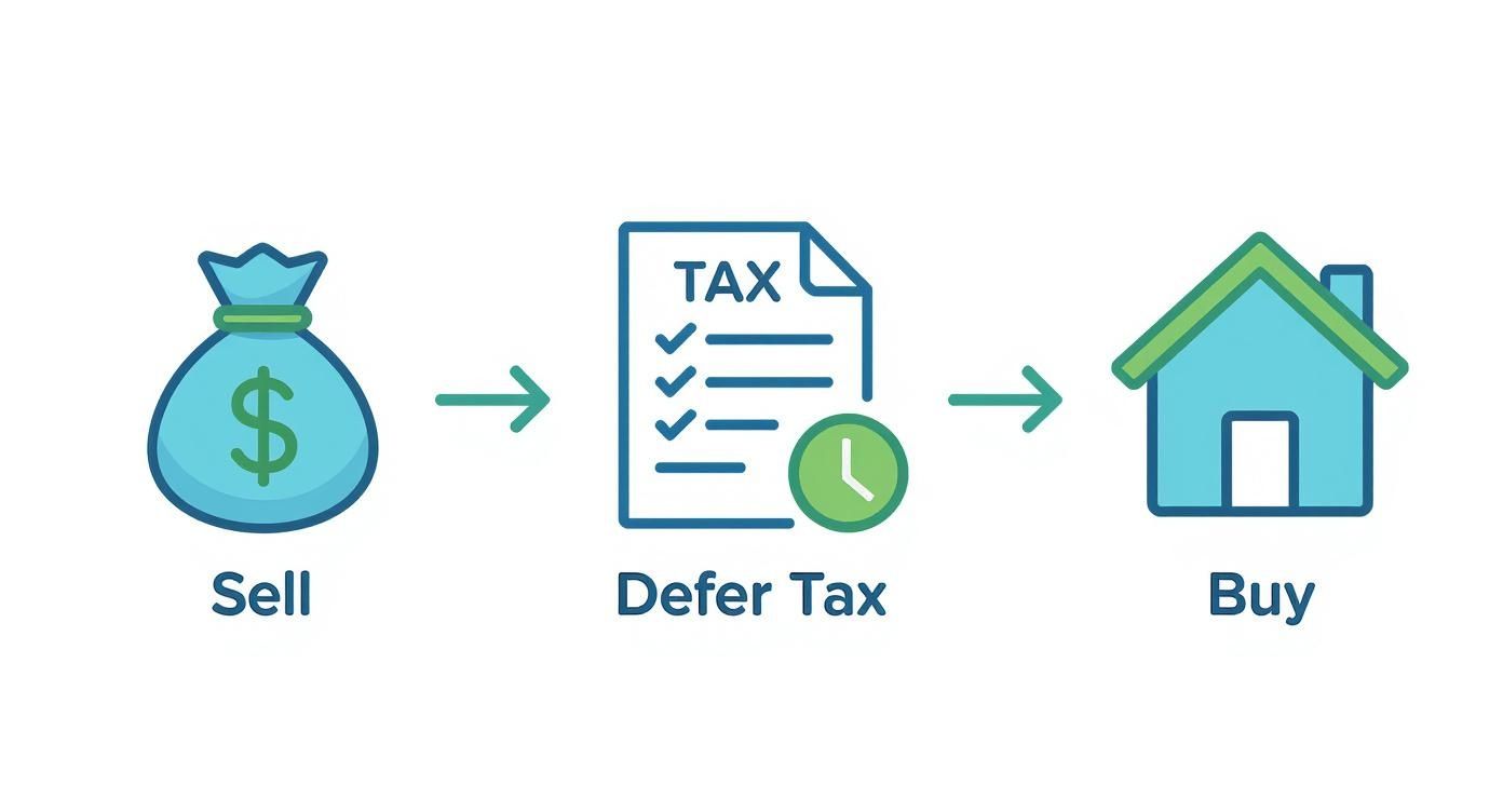Infographic about how to 1031 exchange