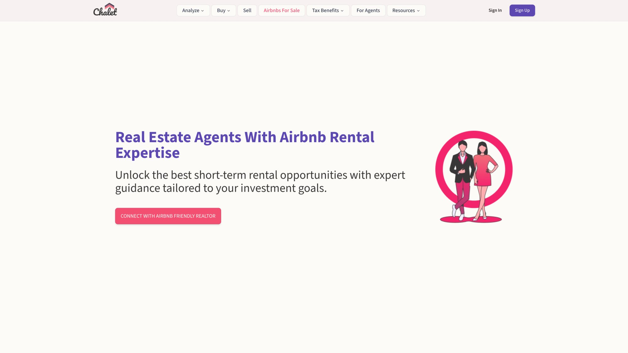 Chalet's network of STR-specialist real estate agents by market
