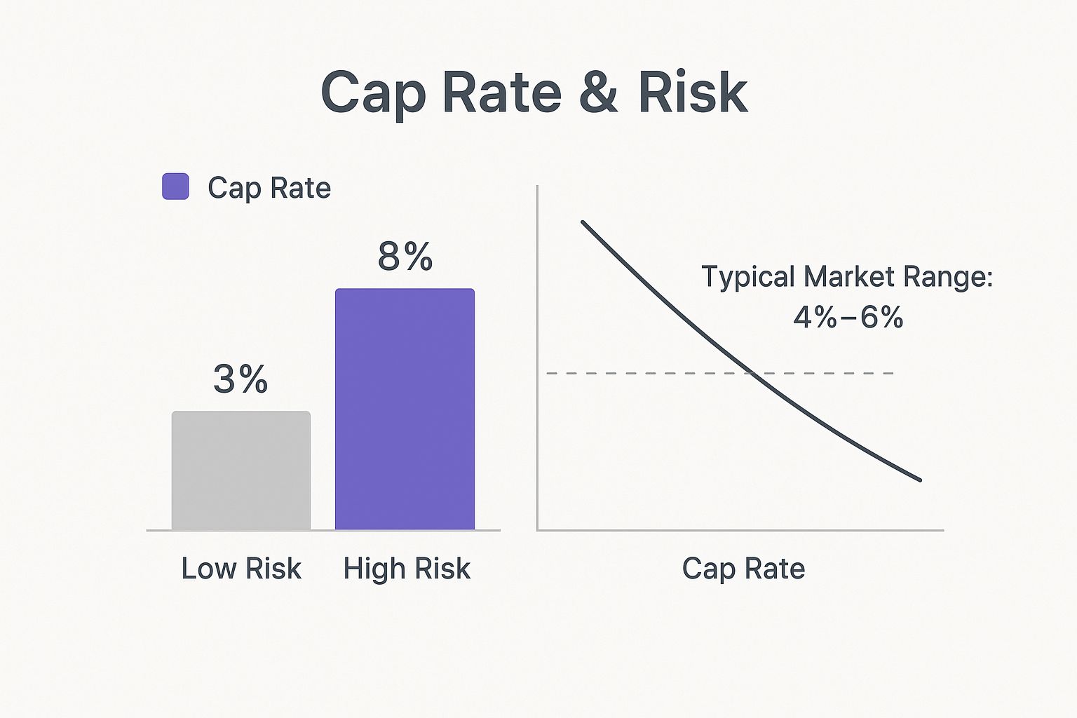 Infographic about what is cap rate in real estate