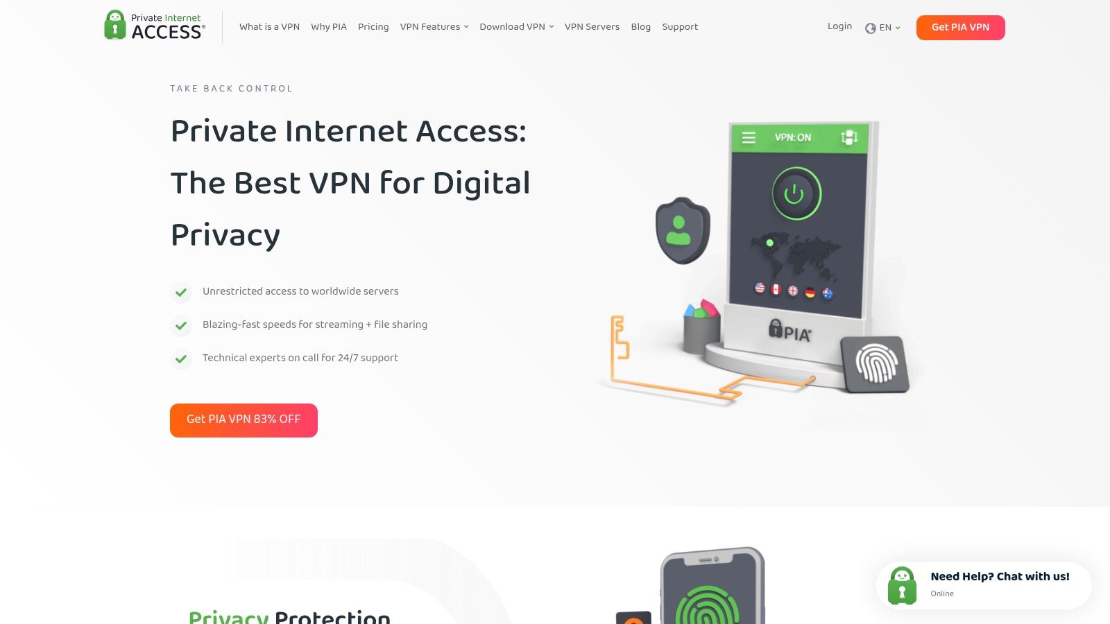 Private Internet Access (PIA) Official Website