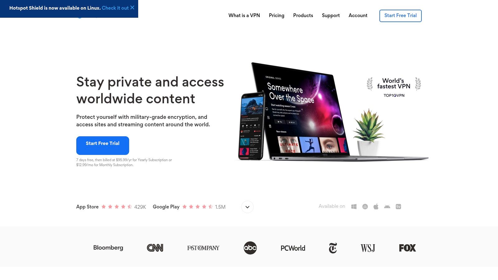 Hotspot Shield VPN Official Website