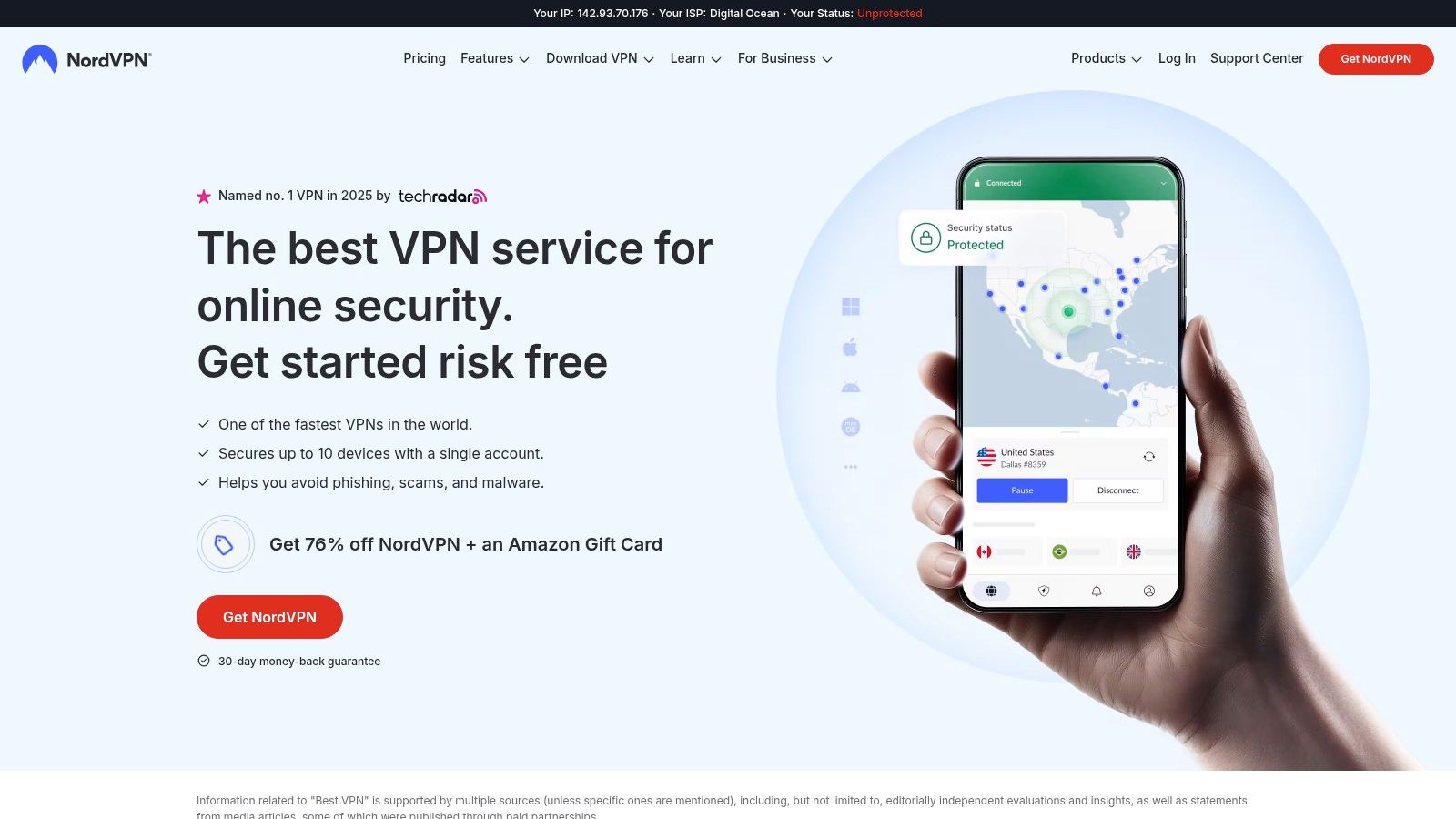 Best VPN Services of 2025 - NordVPN Official Website