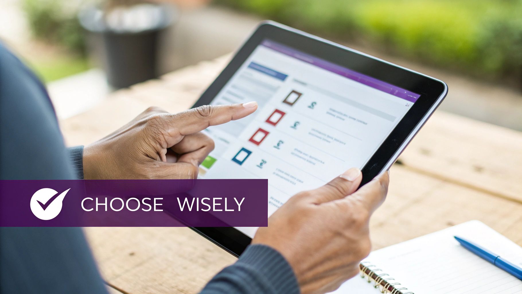 A person at a desk carefully reviewing charts and graphs on a computer screen, signifying the process of choosing an SEO agency.